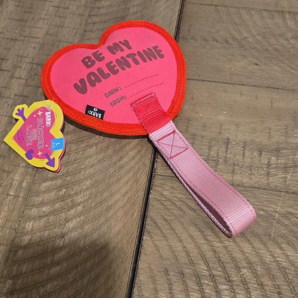 Valentine’s Day Bark Barkbox Sucker For Love Dog Toy Large 50+ lbs